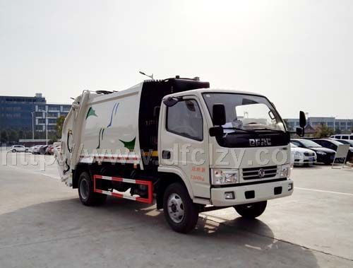 東風(fēng)銳鈴6方國(guó)五壓縮式垃圾車(chē)圖片