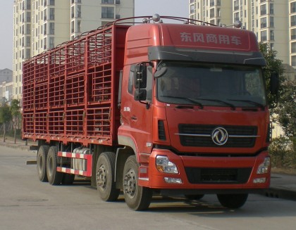 東風天龍前四后八鮮活畜禽運輸車/運豬車圖片