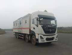 東風天龍前四后八雜項危險物品廂式運輸車圖片