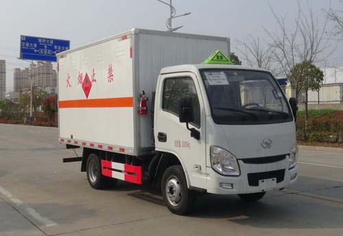 躍進小福星藍牌易燃氣體廂式運輸車圖片
