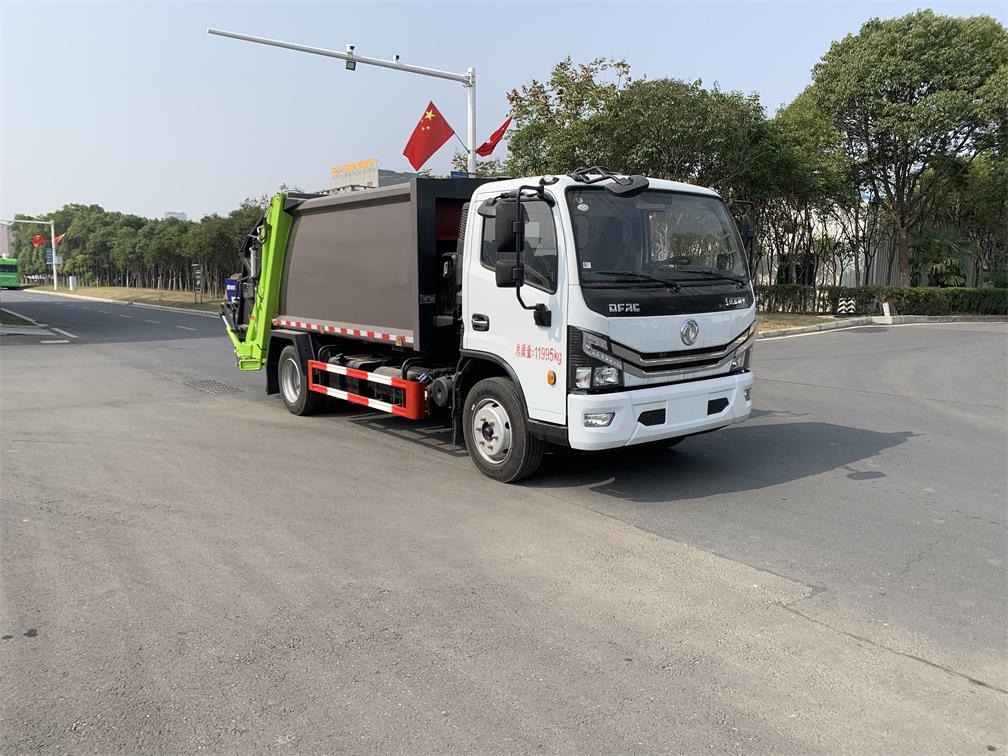 東風多利卡6方D7壓縮式垃圾車圖片